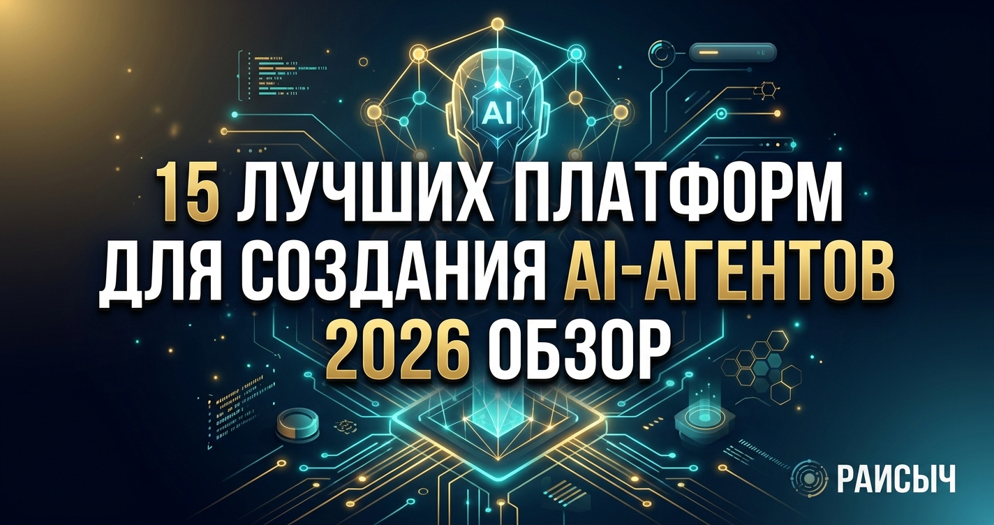 15 лучших платформ для создания AI-агентов в 2026 году: обзор инструментов