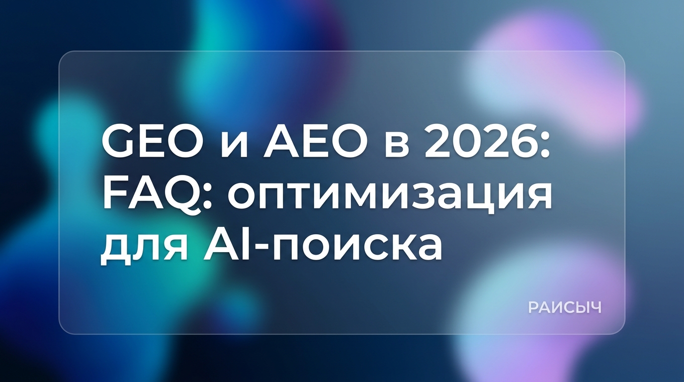 GEO и AEO в 2026: FAQ по оптимизации для AI-поиска — что пересекается с SEO