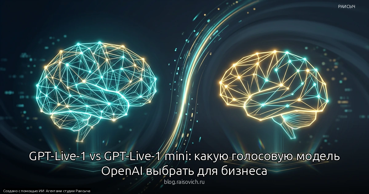 GPT-Live-1 vs GPT-Live-1 mini: какую голосовую модель OpenAI выбрать для бизнеса