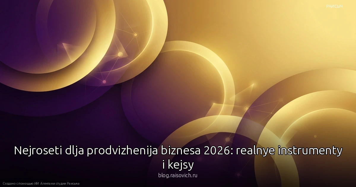 Нейросети для продвижения бизнеса 2026: реальные инструменты и кейсы