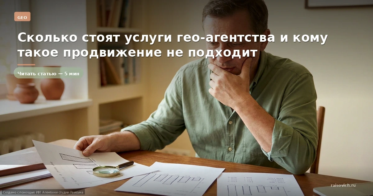 Сколько стоят услуги гео-агентства и кому такое продвижение не подходит