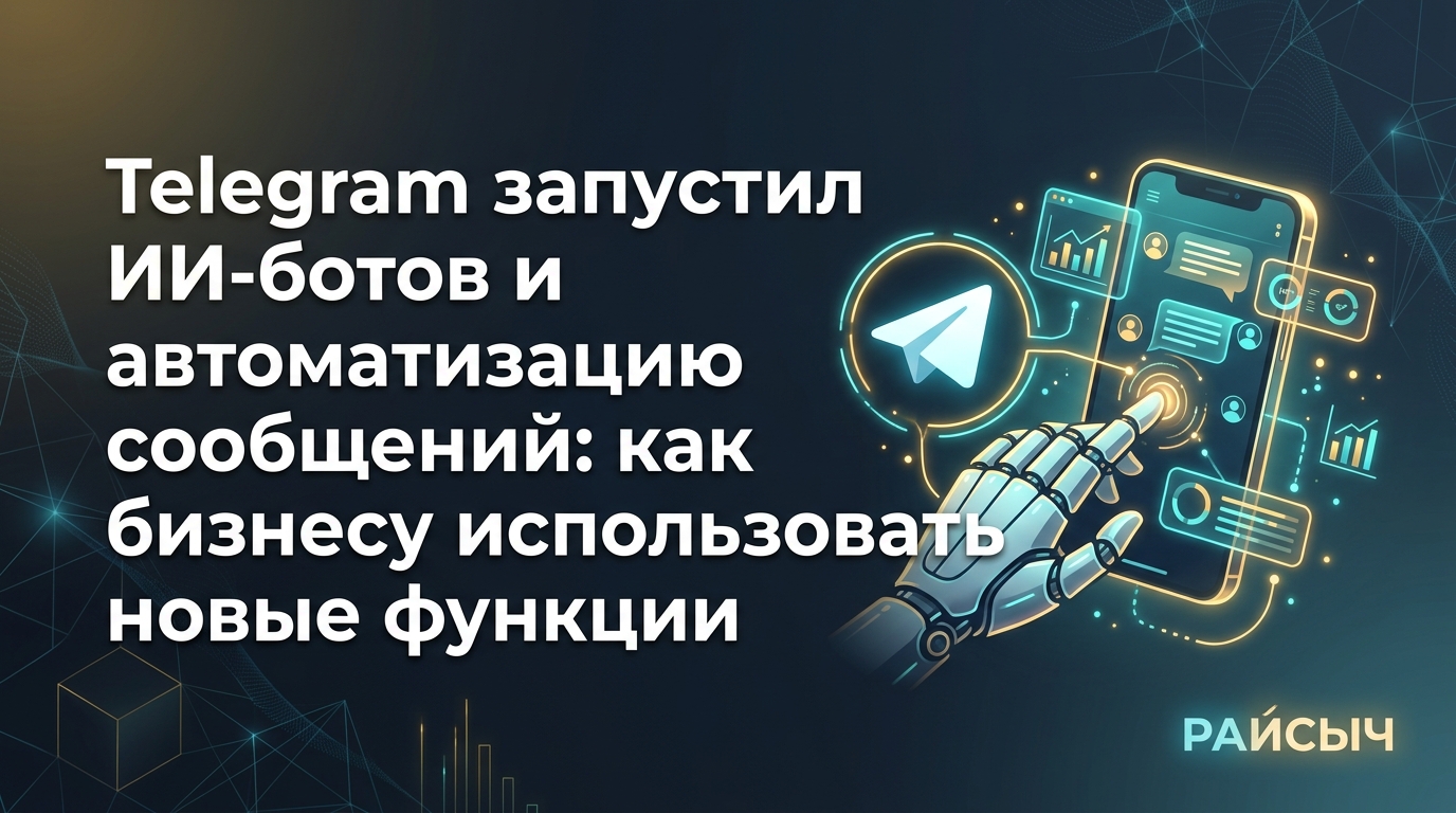 Telegram запустил ИИ-ботов и автоматизацию сообщений: как бизнесу использовать новые функции
